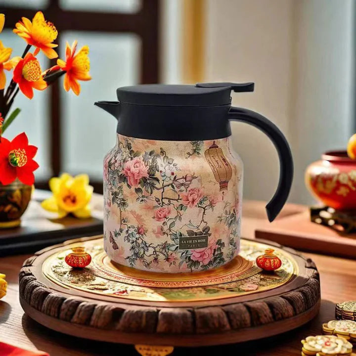 🔥HOT SALE 50% OFF🔥1000ml Vacuum Insulated Teapot with Strainer