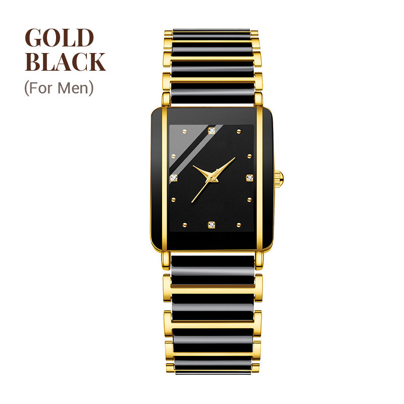 Fashion Ceramic Square Quartz Watch