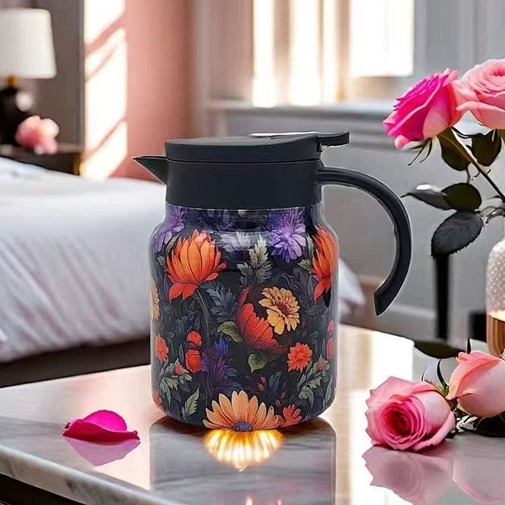 🔥HOT SALE 50% OFF🔥1000ml Vacuum Insulated Teapot with Strainer