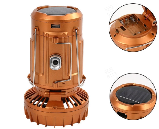 🔥🎁Hot Sale 50% OFF💡Portable LED Camping Lantern With Fan