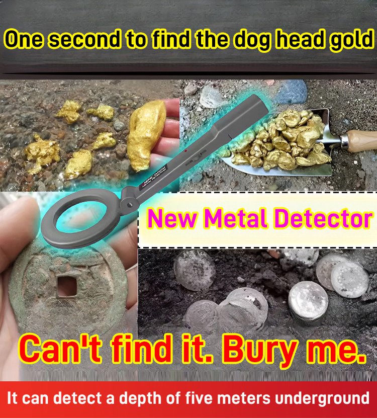 ⏳Time-limited Special⌛ High Sensitive Detection LED Flashing Alarm Metal Detector