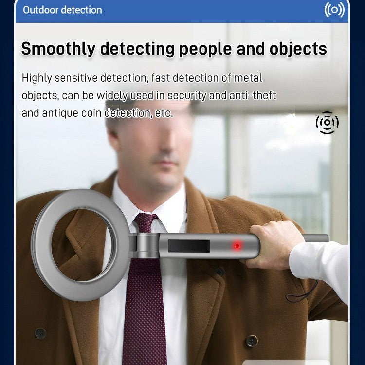 ⏳Time-limited Special⌛ High Sensitive Detection LED Flashing Alarm Metal Detector