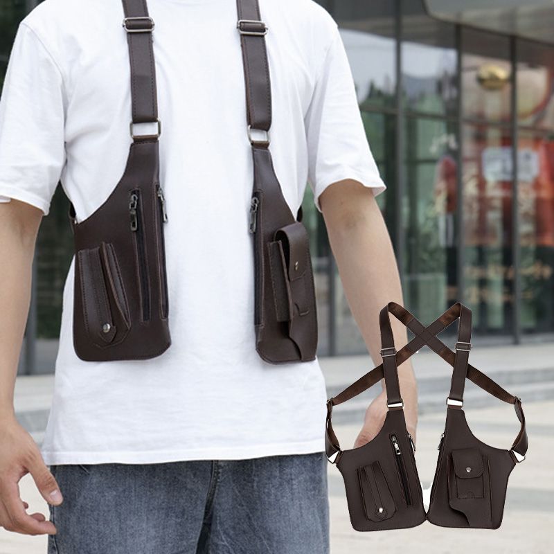 🎒Men's Anti-Theft Multi-Pocket Double-shoulder Bag