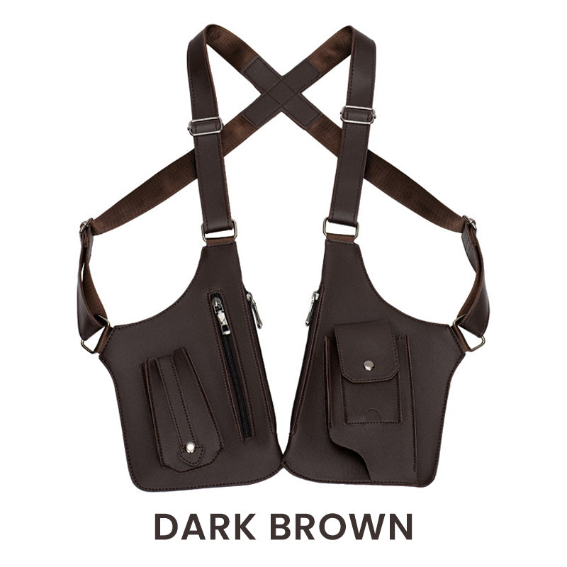 🎒Men's Anti-Theft Multi-Pocket Double-shoulder Bag