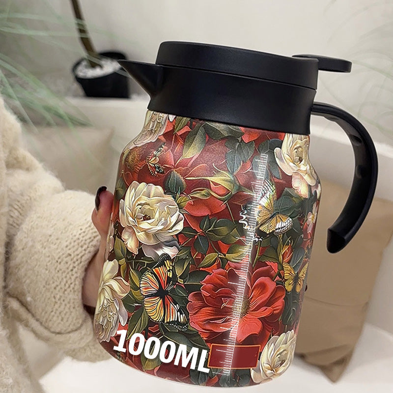 🔥HOT SALE 50% OFF🔥1000ml Vacuum Insulated Teapot with Strainer