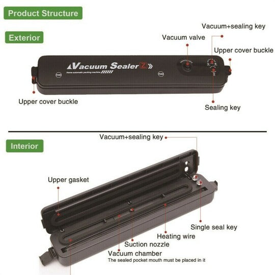 🔥Hot Sale For 50%🔥The automatic vacuum sealing machine