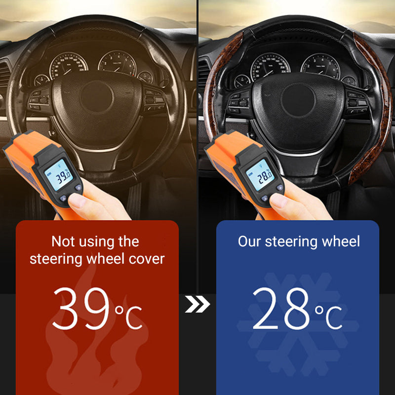 🔥Limited Time Half Price⏳Universal Anti-Slip Car Steering Wheel Cover