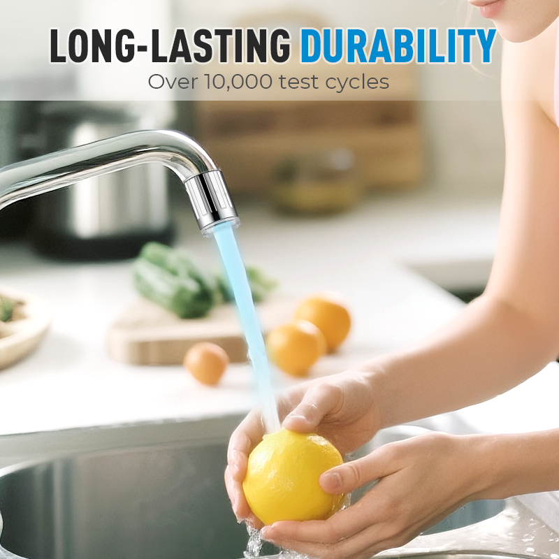 LED Faucet – 3-Color Temp-Sensing & Rainbow Light Modes
