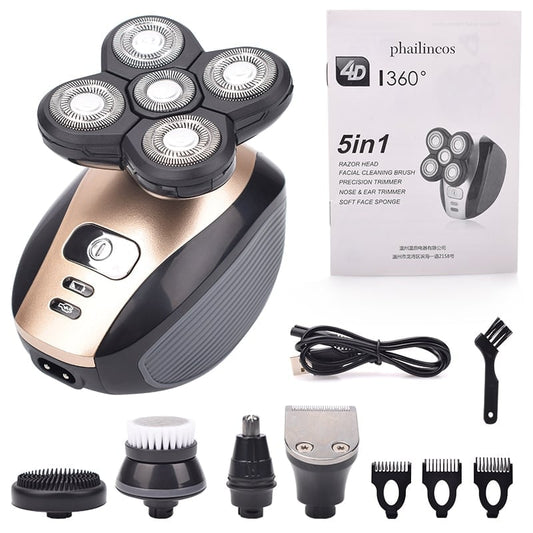 5 In 1 Multifunctional 4D Electric Shaver