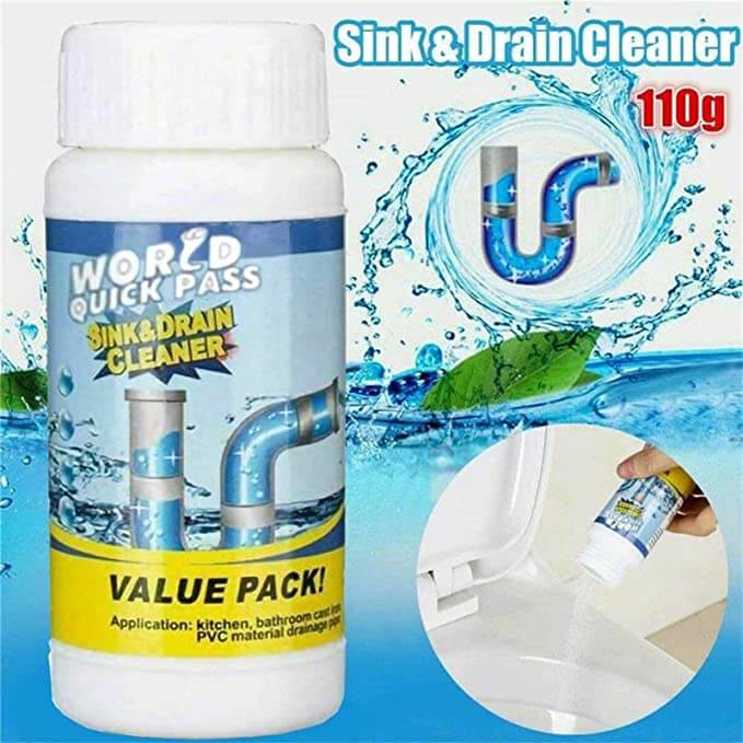 💥Limited Time 50% OFF🔥⚡-🏠Powerful Sink & Drain Cleaner