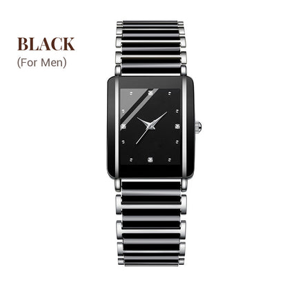 Fashion Ceramic Square Quartz Watch