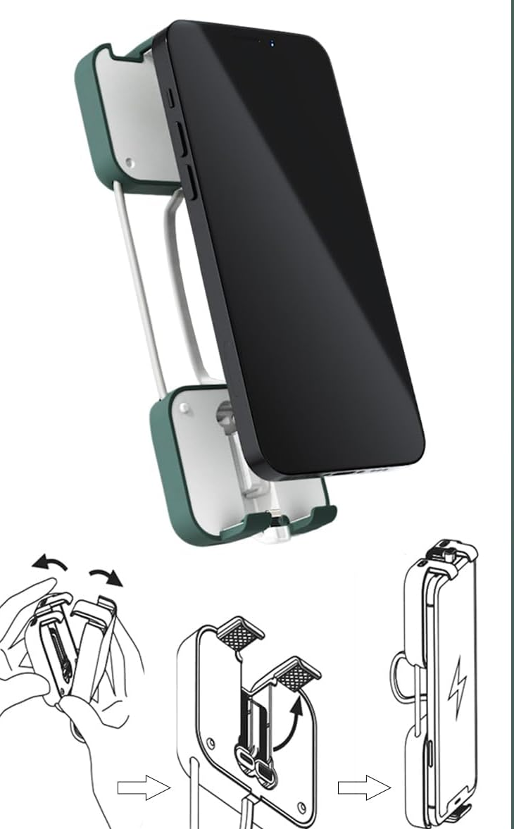 🎉Hot Sale 49% OFF🎁-Portable Wireless Charging Treasure Mobile Phone Holder⚡Free Shipping