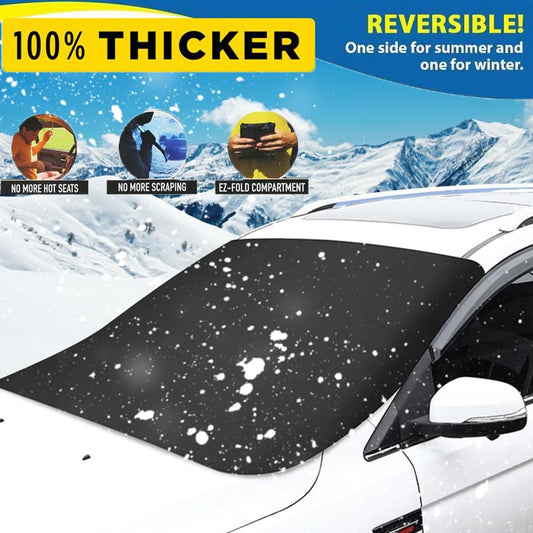 Black Friday Promotion SAVE 49%🔥2024 Upgraded Car Windshield Magnetic Snow Cover