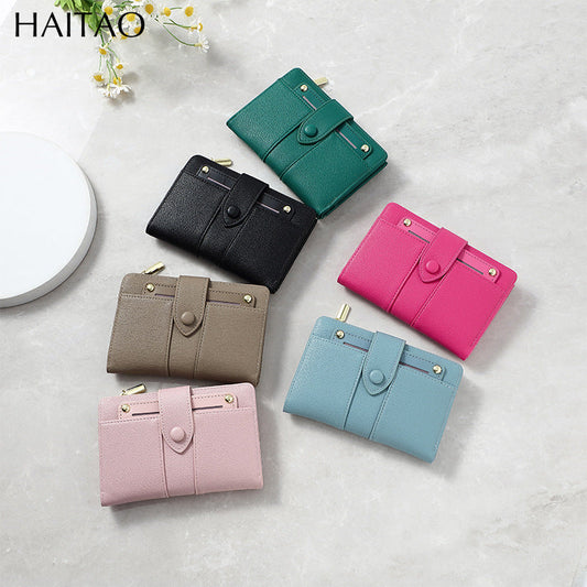 🔥Exclusive 2025 Luxury Sale✨Ladies' leather wallet with multiple compartments and card holder