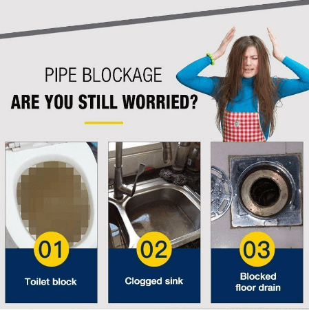 💥Limited Time 50% OFF🔥⚡-🏠Powerful Sink & Drain Cleaner