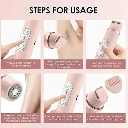 🎉Limited Sale 50% OFF🌸2-In-1 Women's Electric Cordless Shaver 2