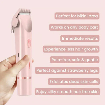🎉Limited Sale 50% OFF🌸2-In-1 Women's Electric Cordless Shaver 2