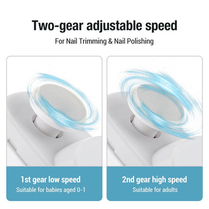 2 in 1 Electric Polishing Automatic Nail Clippers
