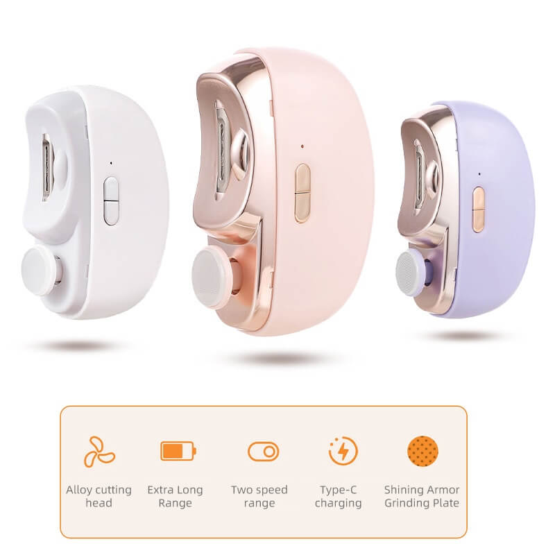 2 in 1 Electric Polishing Automatic Nail Clippers