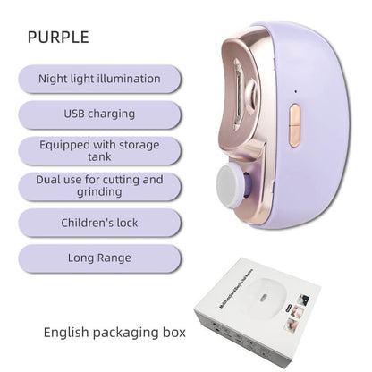 2 in 1 Electric Polishing Automatic Nail Clippers