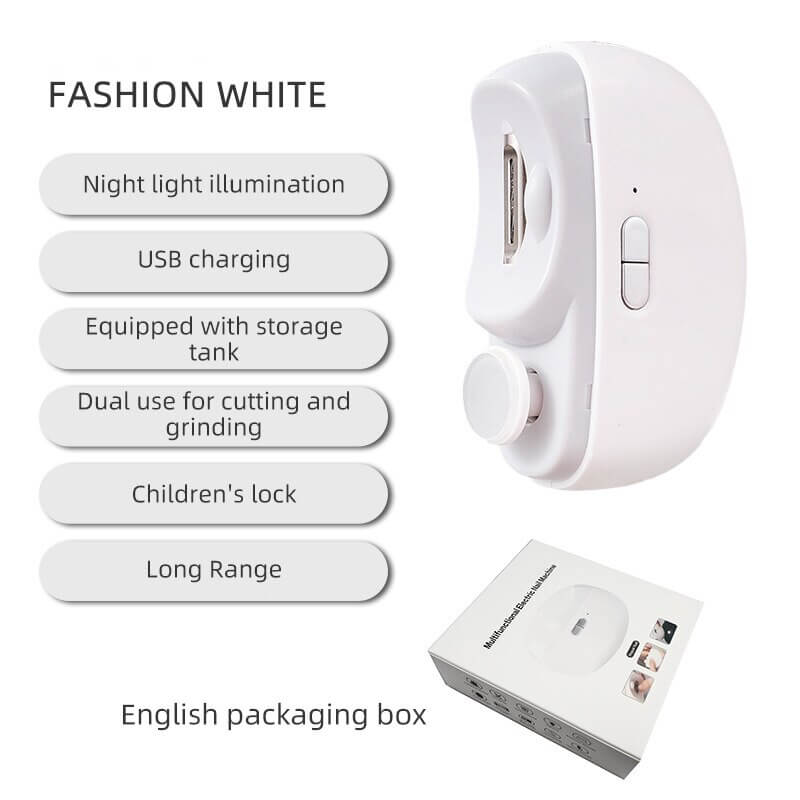 2 in 1 Electric Polishing Automatic Nail Clippers