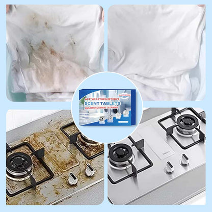 💥Buy 4 Get 6 Free💦All-purpose Active Oxygen Cleaning Effervescent Tablets