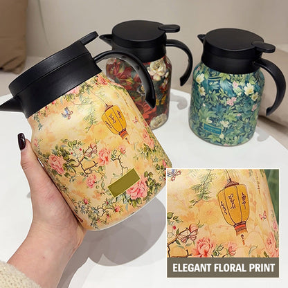 🔥HOT SALE 50% OFF🔥1000ml Vacuum Insulated Teapot with Strainer