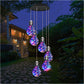 🔥2025 HOT SALE🔥Colorful LED Solar-Powered Light Bulb Wind Chimes