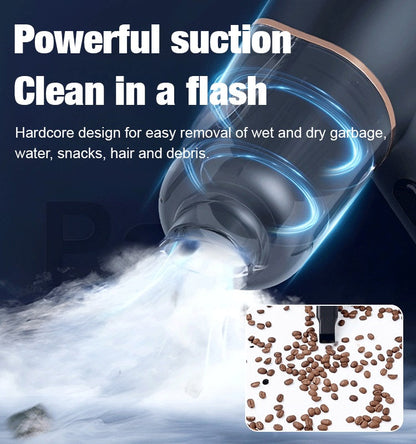 🏆Blow, Vacuum and Inflate all-in-one Cordless Vacuum Cleaner for Home and Car