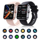 [All day monitoring of heart rate and blood pressure] Bluetooth fashion smartwatch