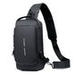 USB charging sport sling Anti-theft shoulder bag