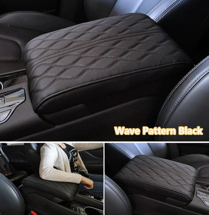 Leather Car Armrest Box Pad(Universal Style)